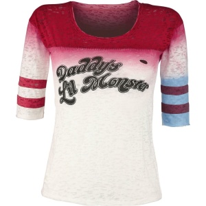Suicide Squad Harley Quinn - Daddy's Little Monster Dámské tričko s dlouhými rukávy vícebarevný - Merchstore.cz