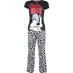 Mickey & Minnie Mouse Minni Maus pyžama černá - Merchstore.cz