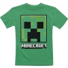 Minecraft Kids - Creeper Face detské tricko zelená - Merchstore.cz