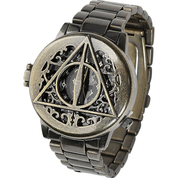 Harry Potter Deathly Hallows - Relikvie smrti Náramkové hodinky zlatá - Merchstore.cz