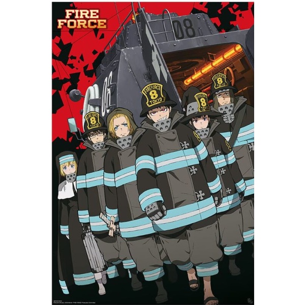 Fire Force Company 8 plakát standard - Merchstore.cz