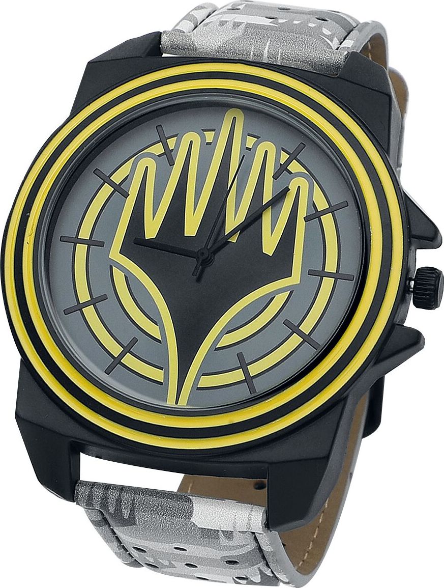 Magic: The Gathering Ajani Náramkové hodinky cerná/šedá/žlutá - Merchstore.cz Magic: The Gathering Ajani Náramkové hodinky cerná/šedá/žlutá - Merchstore.cz