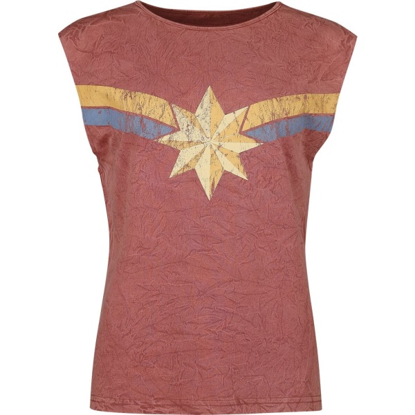 The Marvels Stars Tank top červená - Merchstore.cz