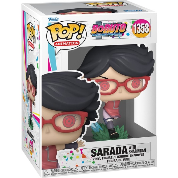 Boruto Vinylová figurka č.1358 Sarada with Sharingan Sberatelská postava standard - Merchstore.cz