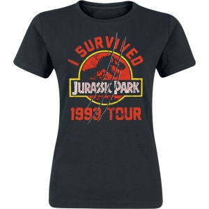 Jurassic Park 1993 - Tour Dámské tričko černá - Merchstore.cz