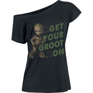 Strážci galaxie Get Your Groot On Dámské tričko černá - Merchstore.cz