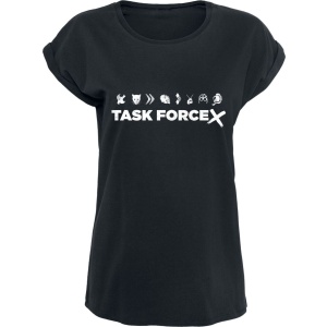 Suicide Squad Task Force X Dámské tričko černá - Merchstore.cz