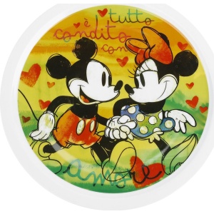 Mickey & Minnie Mouse Sada talířů na pizzu Mickey & Minnie talíre vícebarevný - Merchstore.cz