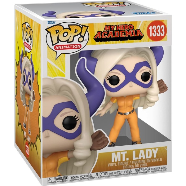 My Hero Academia Mt. Lady (Super Pop!) Vinyl Figur 1333 Sberatelská postava vícebarevný - Merchstore.cz