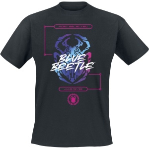 Blue Beetle Logo Tričko černá - Merchstore.cz