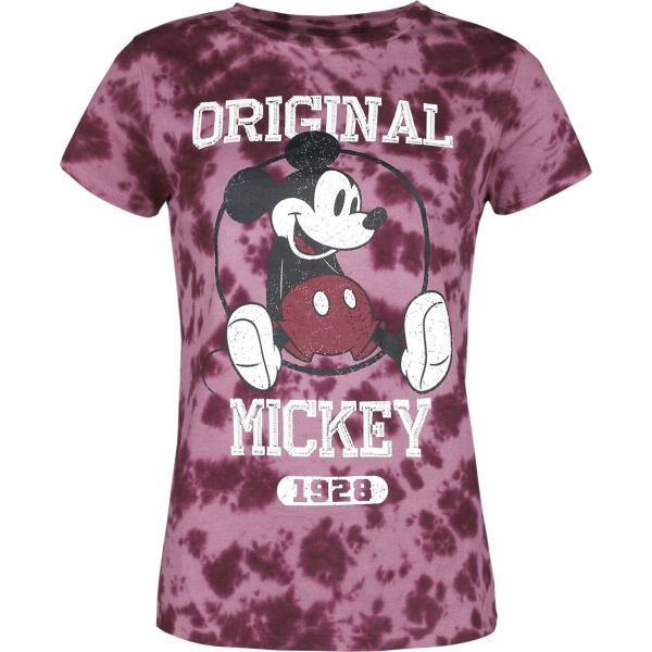 Mickey & Minnie Mouse Original Mickey Dámské tričko červená - Merchstore.cz