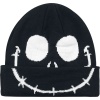 The Nightmare Before Christmas Jack - Smile Beanie čepice cerná/bílá - Merchstore.cz