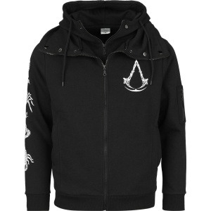 Assassin's Creed Mirage - Logo Mikina s kapucí na zip černá - Merchstore.cz