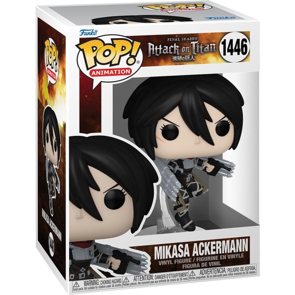 Attack On Titan Vinylová figurka č.1446 Mikasa Ackermann Sberatelská postava vícebarevný - Merchstore.cz