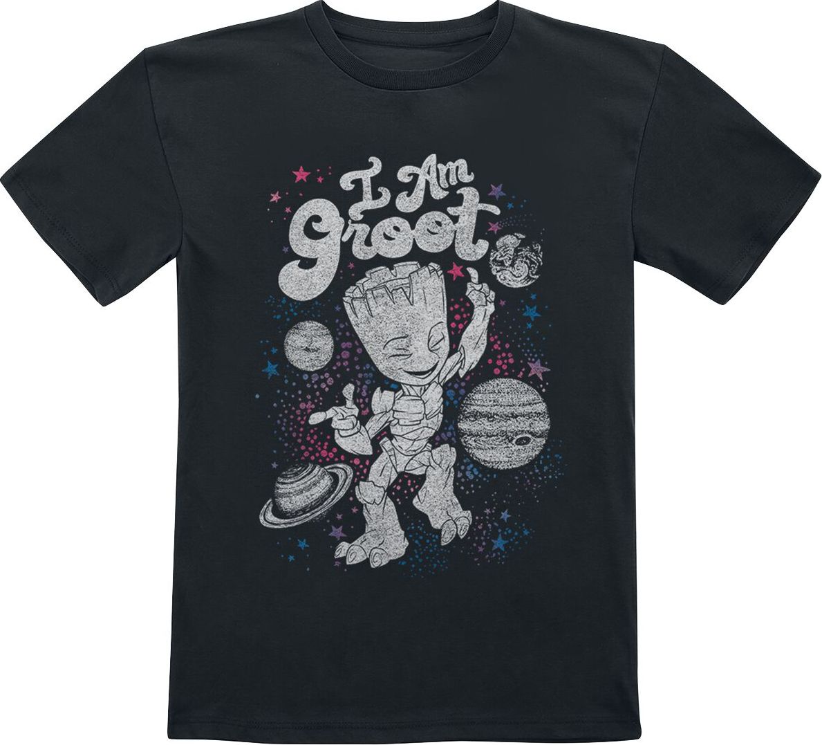 Strážci galaxie Kids - Celestial Groot detské tricko černá - Merchstore.cz Strážci galaxie Kids - Celestial Groot detské tricko černá - Merchstore.cz