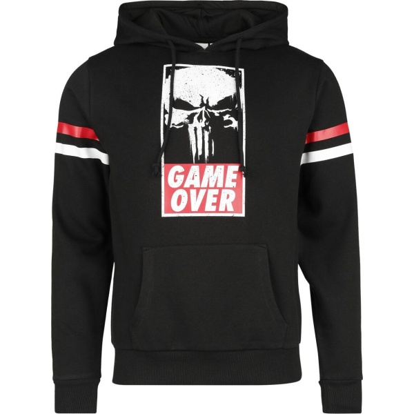 The Punisher Game Over Mikina s kapucí černá - Merchstore.cz