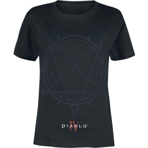Diablo 4 - Pentagram Dámské tričko černá - Merchstore.cz