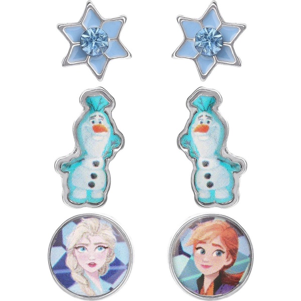 Frozen Characters sada náušnic stríbrná - Merchstore.cz