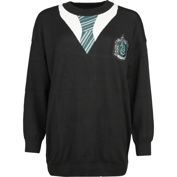 Harry Potter Slytherin Pletený svetr černá - Merchstore.cz