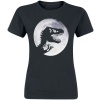 Jurassic Park Moonlight Dámské tričko černá - Merchstore.cz
