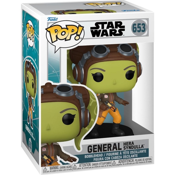 Star Wars Vinylová figurka č.653 Ahsoka - General Hera Syndulla Sberatelská postava vícebarevný - Merchstore.cz