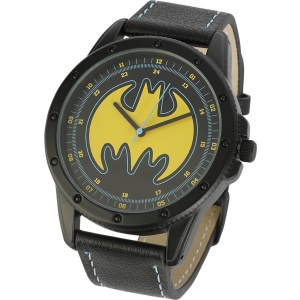 Batman Logo Náramkové hodinky cerná/žlutá - Merchstore.cz