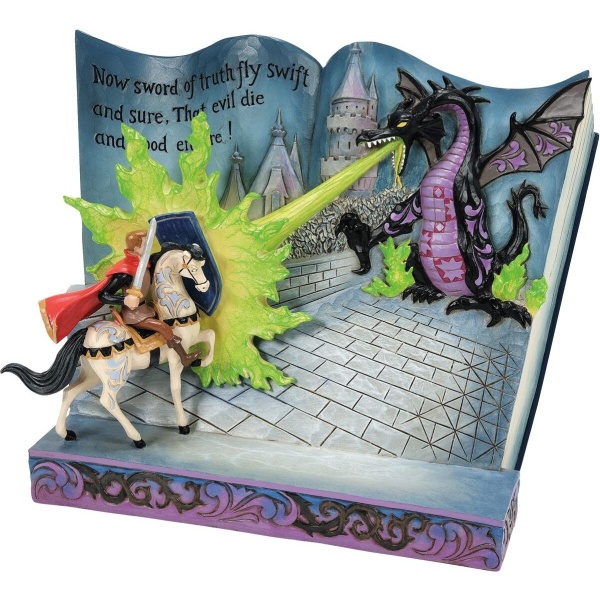 Sleeping Beauty Figurka Love Conquers All - Maleficent Storybook Socha vícebarevný - Merchstore.cz