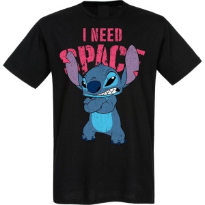 Lilo & Stitch Stitch - I Need Space Tričko černá - Merchstore.cz