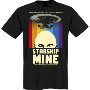 Star Trek Starship Mine Tričko černá - Merchstore.cz