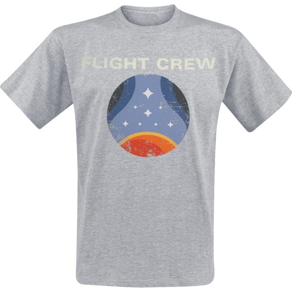 Starfield Flight Crew Tričko šedá - Merchstore.cz
