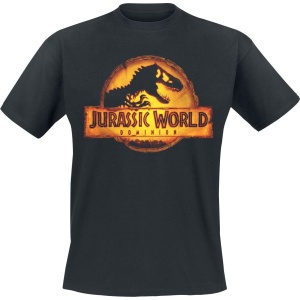 Jurassic Park Jurassic World - Logo Tričko černá - Merchstore.cz