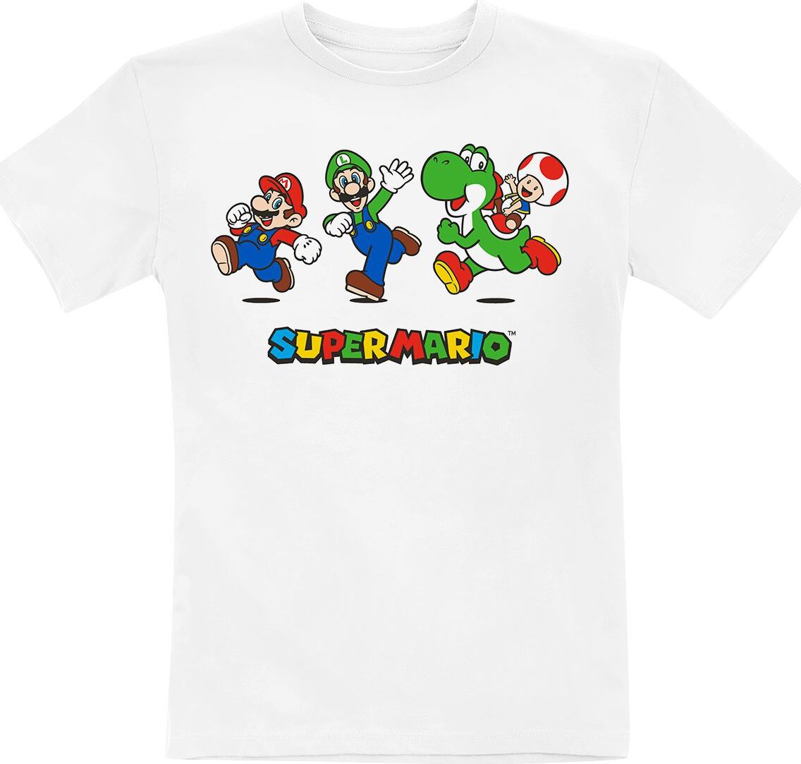 Super Mario Kids - Running detské tricko bílá - Merchstore.cz Super Mario Kids - Running detské tricko bílá - Merchstore.cz