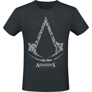 Assassin's Creed Crest Tričko černá - Merchstore.cz