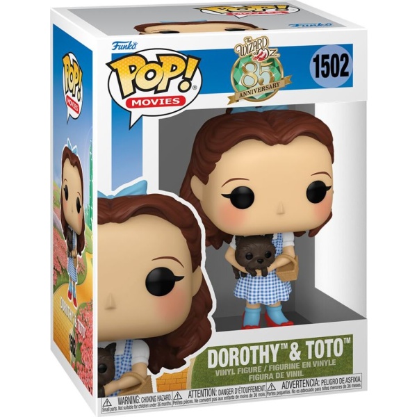 Der Zauberer von Oz Vinylová figurka č.1502 Dorothy and Toto Sberatelská postava vícebarevný - Merchstore.cz