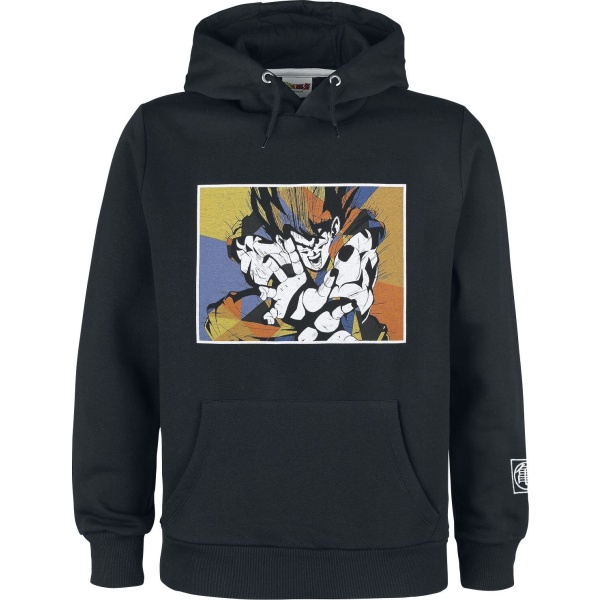 Dragon Ball Z - Goku Attack Mikina s kapucí černá - Merchstore.cz