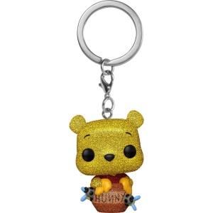 Medvídek Pu Winnie the Pooh (Glitter) Pocket Pop! Klíčenka vícebarevný - Merchstore.cz