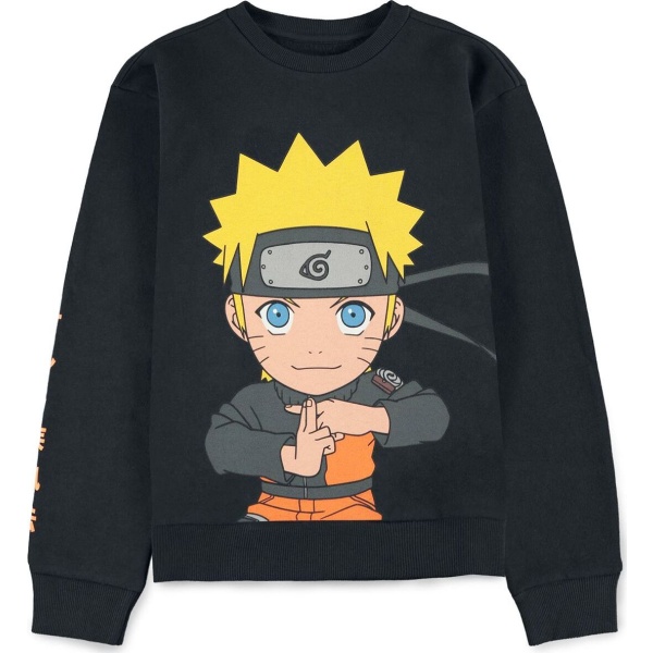 Naruto Kids - Shippuden - Naruto Uzumaki detská mikina černá - Merchstore.cz