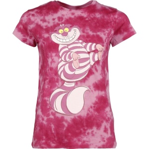 Alice in Wonderland Cheshire Smile Dámské tričko růžová - Merchstore.cz