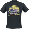 Darkwing Duck A Duck Night Rises Tričko černá - Merchstore.cz