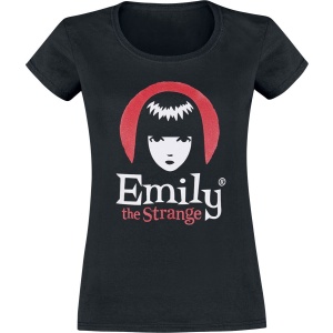 Emily The Strange Logo Dámské tričko černá - Merchstore.cz