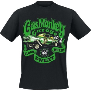 Gas Monkey Garage Classic Car Tričko černá - Merchstore.cz