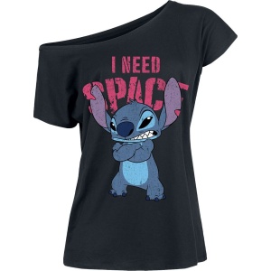 Lilo & Stitch I Need Space Dámské tričko černá - Merchstore.cz