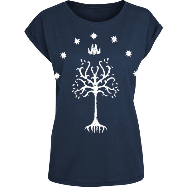 Pán prstenů Tree Of Gondor Dámské tričko tmavě modrá - Merchstore.cz