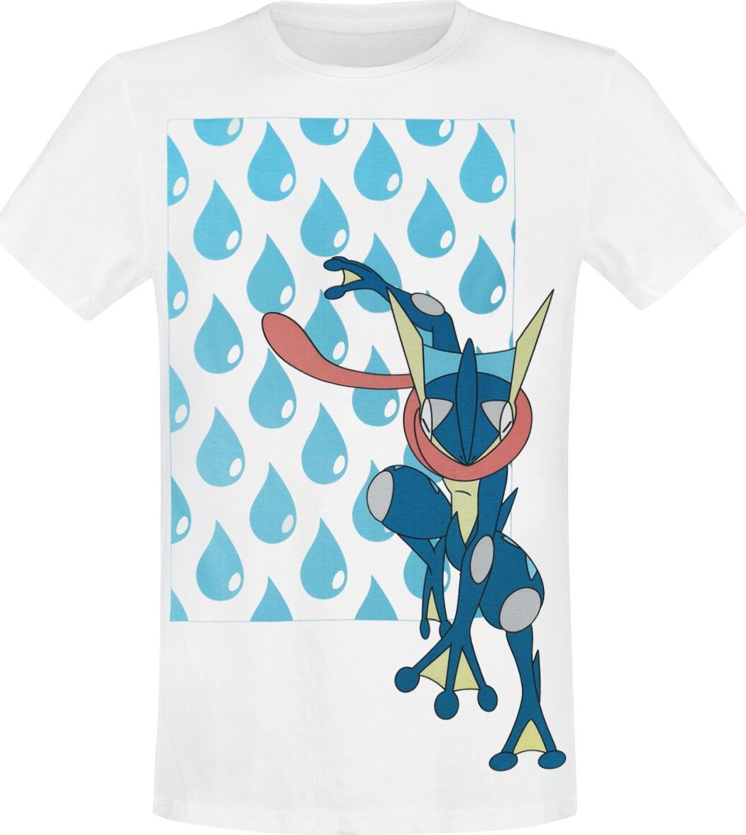 Pokémon Greninja - Water Drop Tričko bílá - Merchstore.cz Pokémon Greninja - Water Drop Tričko bílá - Merchstore.cz