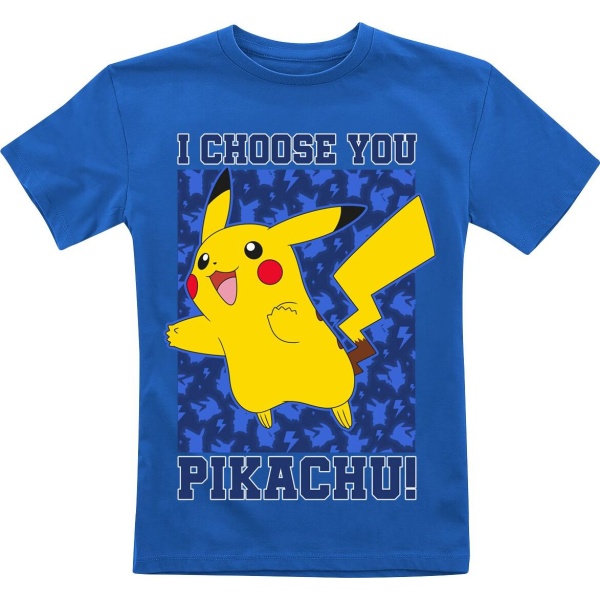Pokémon Kids - Pikachu - I Choose You detské tricko modrá - Merchstore.cz