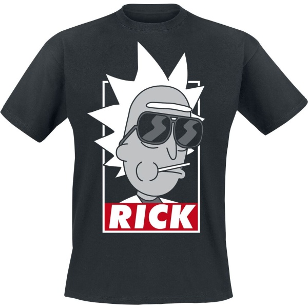 Rick And Morty Rick Tričko černá - Merchstore.cz