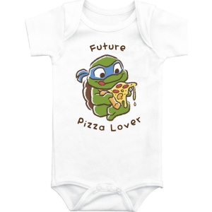 Teenage Mutant Ninja Turtles Kids - Future Pizza Lover body bílá - Merchstore.cz
