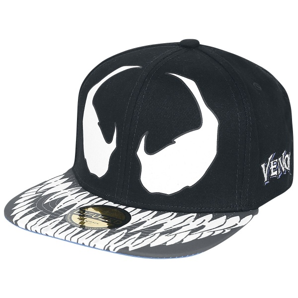 Venom (Marvel) furious kšiltovka cerná/modrá - Merchstore.cz