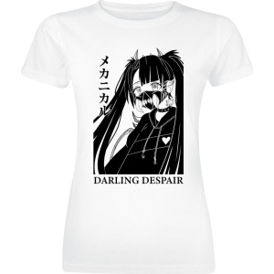 Darling Despair Mechanical Mask Dámské tričko bílá - Merchstore.cz
