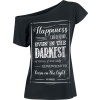 Harry Potter Albus Dumbledore - Happiness Can Be Found Dámské tričko černá - Merchstore.cz
